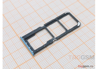 Держатель сим для Realme C21Y (RMX3261) (голубой)