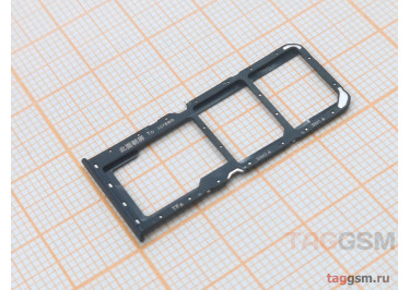 Держатель сим для Realme C21Y (RMX3261) (черный)