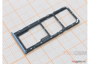 Держатель сим для Realme C25 (RMX3191) / C25S (RMX3195) (голубой)
