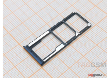 Держатель сим для Xiaomi Redmi 12C (синий)