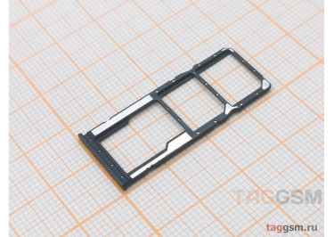 Держатель сим для Xiaomi Redmi 12C (серый)
