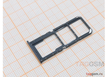 Держатель сим для Realme 8i (RMX3151) (черный)