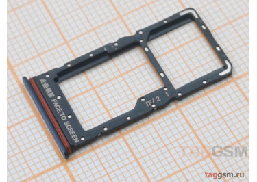 Держатель сим для Xiaomi Poco M4 Pro 5G (синий)