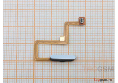 Шлейф для Xiaomi Redmi Note 11 Pro 4G + сканер отпечатка пальца (серебро)