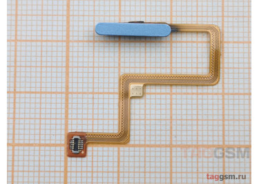 Шлейф для Xiaomi Redmi Note 11 Pro 4G + сканер отпечатка пальца (голубой)