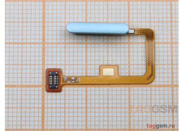 Шлейф для Xiaomi Mi 11 Lite 4G + кнопка включения + сканер отпечатка пальца (зеленый)