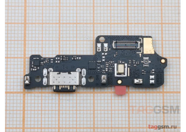 Шлейф для Xiaomi Redmi 10C / Poco C40 + разъем зарядки + микрофон, ориг