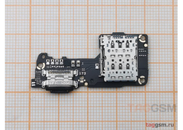Шлейф для Xiaomi 12 / 12x + разъем зарядки + считыватель сим + микрофон