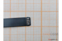 Шлейф для iPhone 14 Pro Max + разъем зарядки  + микрофон (серебро), ориг