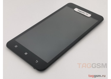 Дисплей для Lenovo A5000 + тачскрин + рамка (черный) (телефон), ориг