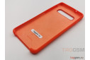 Задняя накладка для Samsung G973FD Galaxy S10 (силикон, оранжевая), ориг