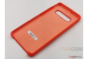 Задняя накладка для Samsung G975FD Galaxy S10 Plus (силикон, оранжевая), ориг