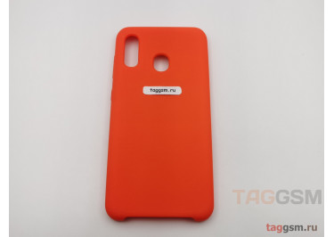 Задняя накладка для Samsung A20 / A205 Galaxy A20 / A30 / A305 Galaxy A30 (2019) (силикон, оранжевая), ориг