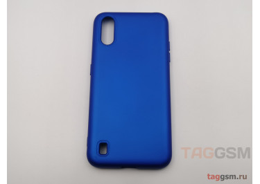 Задняя накладка для Samsung A01 / A015F Galaxy A01 (2019) (силикон, матовая, синяя)
