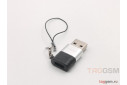 Переходник USB 3.0 - Type-C (черный) Earldom ET-OT75