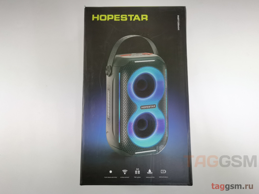 Колонка портативная (Bluetooth) (синий) Hopestar, PARTY 200 MINI