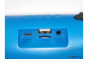 Колонка портативная (Bluetooth+AUX+MicroSD+FM+USB) (синяя) Hopestar, T6 MINI