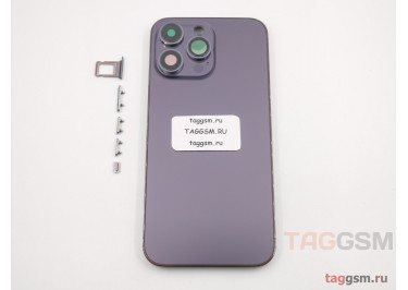 Задняя крышка для iPhone 14 Pro Max (темно-фиолетовый) в сборе, ориг