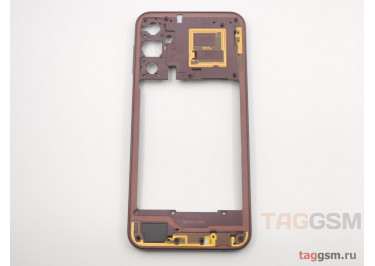 Средняя часть корпуса для Samsung SM-A245 Galaxy A24 4G (2023) (бургунди)