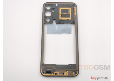 Средняя часть корпуса для Samsung SM-A245 Galaxy A24 4G (2023) (черный)