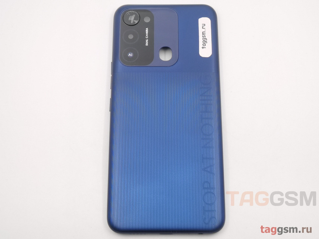 Задняя крышка для Tecno Spark GO (2022) (синий)