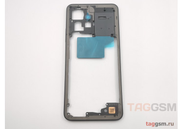 Средняя часть корпуса для Xiaomi Redmi Note 12 4G (черный)