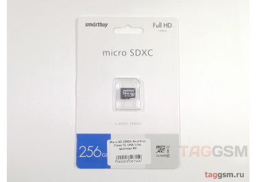 Micro SD 256Gb Smartbuy Class 10, UHS-1 без адаптера SD