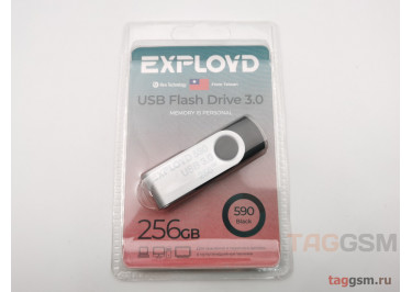 Флеш-накопитель 256Gb Exployd 590 Black USB 3.0