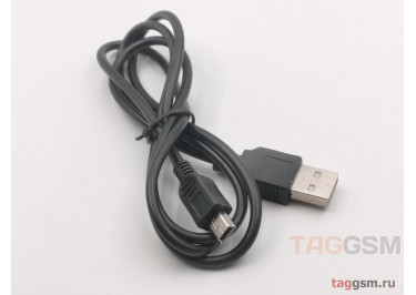 Кабель USB - mini USB (1м) черный
