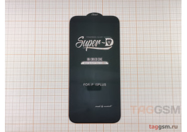 Пленка / стекло на дисплей для iPhone 15 Plus (Gorilla Glass) SUPER-D 5D (черный) Mietubl