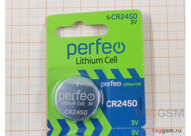 Спецэлемент CR2450-5BL (батарейка Li, 3V) Perfeo
