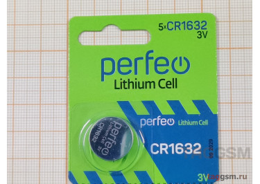 Спецэлемент CR1632-5BL (батарейка Li, 3V) Perfeo