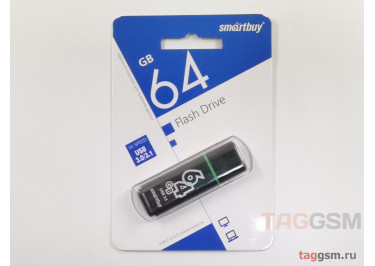Флеш-накопитель 64Gb Smartbuy Glossy series Dark Grey USB 3.0