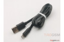 USB для iPhone 7 / iPhone 6 / iPhone 5 / iPad4 / iPad Mini / iPod Nano (в коробке) черный 1м, HOCO (Bamboo X5)