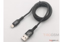 USB для iPhone 7 / iPhone 6 / iPhone 5 / iPad4 / iPad Mini / iPod Nano, (A122) ASPOR (1,2м) (черный)