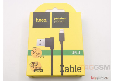 USB для iPhone 7 / iPhone 6 / iPhone 5 / iPad4 / iPad Mini / iPod Nano (в коробке) черный 1,2м, HOCO (UPL11)