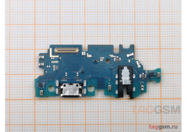 Шлейф для Samsung A245 Galaxy A24 4G (2023) + разъем зарядки + разъем гарнитуры + микрофон, ориг