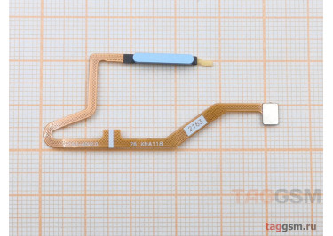 Шлейф для Xiaomi Redmi Note 12 Pro 5G / Note 12 Pro Plus + сканер отпечатка пальца (синий)