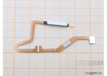 Шлейф для Xiaomi Redmi Note 12 Pro 5G / Note 12 Pro Plus + сканер отпечатка пальца (белый)