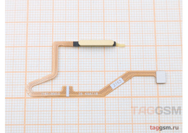 Шлейф для Xiaomi Poco X5 Pro + сканер отпечатка пальца (желтый)