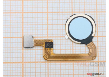 Шлейф для Xiaomi Redmi 12С + сканер отпечатка пальца (мята)