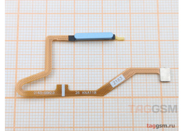 Шлейф для Xiaomi Poco X5 Pro + сканер отпечатка пальца (синий)