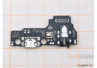 Шлейф для Realme C30 (RMX3581) / C30s (RMX3690) / C33 (RMX3624) + разъем зарядки + разъем гарнитуры + микрофон