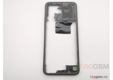 Средняя часть корпуса для Xiaomi Redmi 12 (черный)
