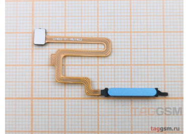 Шлейф для Xiaomi Redmi Note 12 Pro 4G + сканер отпечатка пальца (синий)