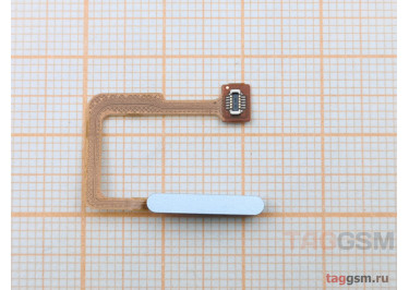 Шлейф для Xiaomi Poco F5 + сканер отпечатка пальца (серебро)