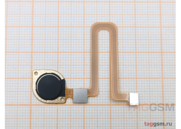 Шлейф для Xiaomi Poco C51 + сканер отпечатка пальца (черный)