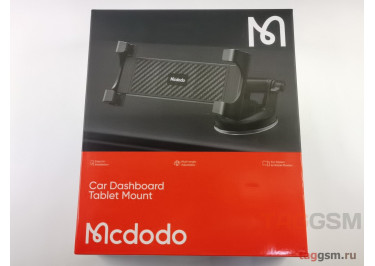Автомобильный держатель Car Dashboard Tablet Mount (для телефона / для планшета, на присоске, на шарнире, на длинной ноге, двойной зажим) (черный) (CM-4310) Mcdodo