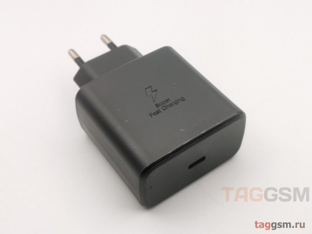 Сетевое зарядное устройство 3000mA (45W) USB-PD Super Fast Charging (Type  C) 3.0 (EP-TA845) Samsung, черный