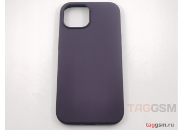 Задняя накладка для iPhone 15 (силикон, фиолетовая (Pure Series)) HOCO
